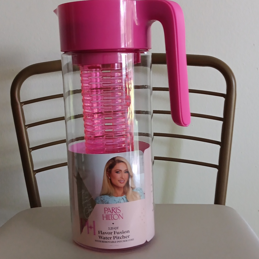 New!Paris Hilton Pink Pitcher